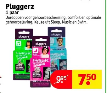 Kruidvat Pluggerz 1 paar aanbieding