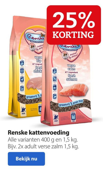 Pets Place Renske kattenvoeding aanbieding