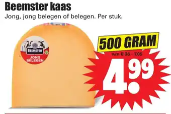 Dirk Beemster kaas 500g aanbieding