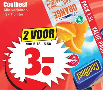 Dirk Coolbest 2*1.5L aanbieding