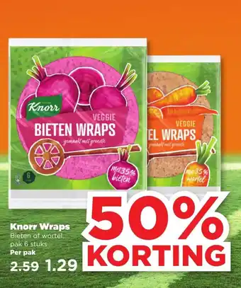 PLUS Knorr wraps aanbieding