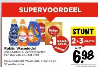 Vomar Voordeelmarkt Robijn wasmiddel aanbieding