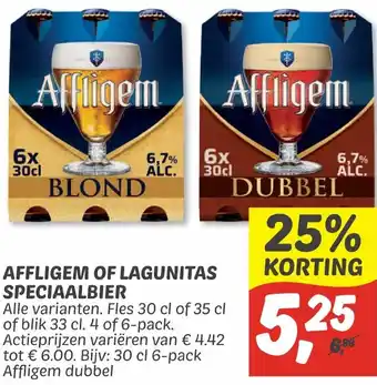 Dekamarkt Affligem of lagunitas speciaalbier aanbieding