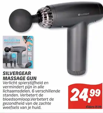 Dekamarkt Silvergear massage gun aanbieding