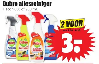Dirk Dubro Allesreiniger 2*650/900ml aanbieding