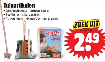 Dirk Tuinartikelen aanbieding