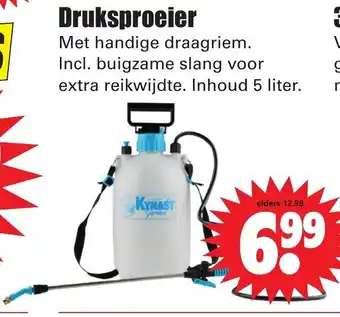 Dirk Kynast Garden Druksproeier 5L aanbieding