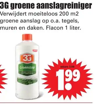 Dirk 3G Groene aanslagreiniger 1L aanbieding