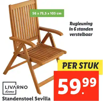 Lidl Standenstoel sevilla aanbieding