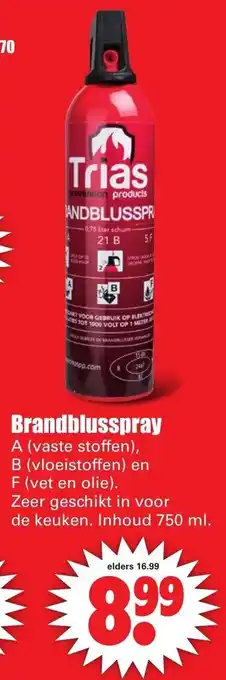 Dirk Trias Brandblusspray 750ml aanbieding