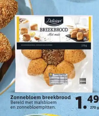 Lidl Delicieux Breekbrood 270g aanbieding