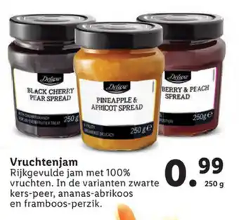 Lidl Delicieux Vruchtenjam 250g aanbieding