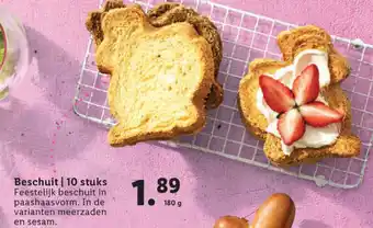 Lidl Beschuit 180g aanbieding