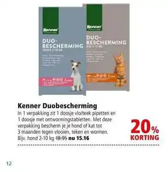 Welkoop Kenner duobescherming 20% korting aanbieding