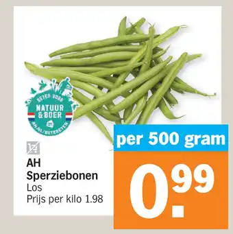 Albert Heijn Ah sperziebonen los aanbieding