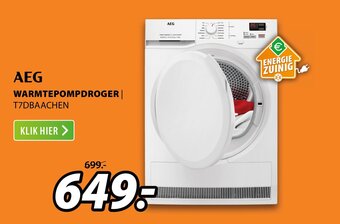 Expert Warmtepopmdroger T7DBAACHEN aanbieding