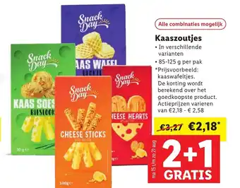 Lidl Kaaszoutjes aanbieding