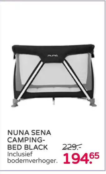 Prenatal Nuna Sena Camping-Bed Black aanbieding