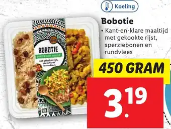 Lidl Bobotie 450 gram aanbieding