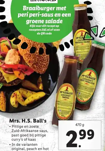 Lidl Mrs. H.S. Ball's 470 g aanbieding