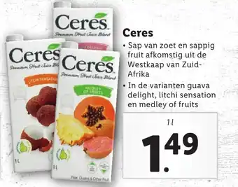 Lidl Ceres 1 L aanbieding