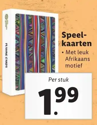 Lidl Speelkaarten aanbieding