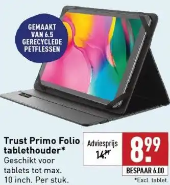 ALDI Trust primo folio adviesprijs tablethouder* aanbieding