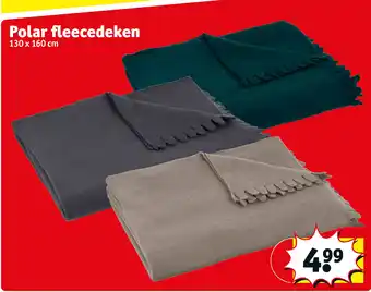 Kruidvat Polar fleecedeken aanbieding