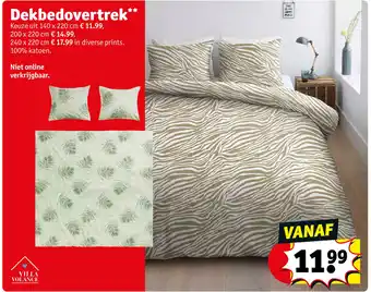 Kruidvat Dekbedovertrek** aanbieding