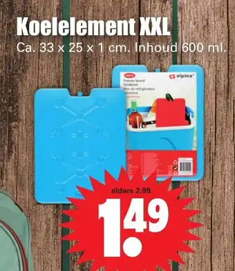 Dirk Koelelement XXL aanbieding