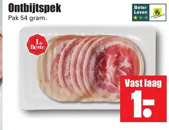 Dirk 1 de Beste Ontbijtspek 54g aanbieding