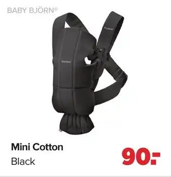 Baby-Dump Mini cotton black aanbieding