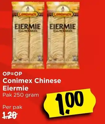 Vomar Voordeelmarkt Conimex chinese eiermie 250g aanbieding