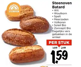 Vomar Voordeelmarkt Steenoven batard per stuk aanbieding