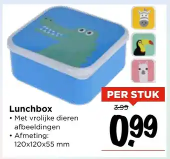 Vomar Voordeelmarkt Lunchbox per stuk aanbieding