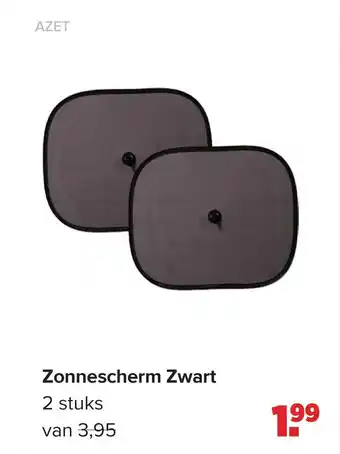 Baby-Dump Zonnescherm zwart aanbieding