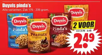 Dirk Duyvis Pinda's 2*175-235g aanbieding