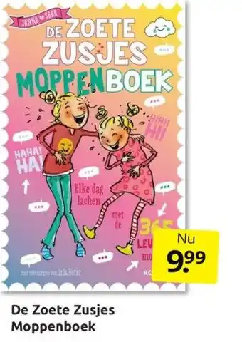 Boekenvoordeel De zoete zusjes moppenboek aanbieding