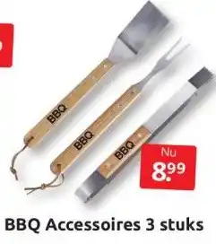 Boekenvoordeel Bbq accessoires 3 stuks aanbieding