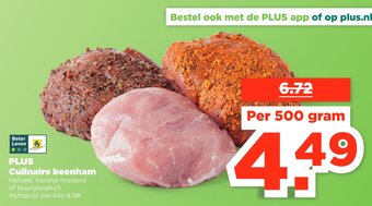 PLUS Plus culinaire beenham aanbieding