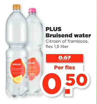 PLUS Plus bruisend water aanbieding