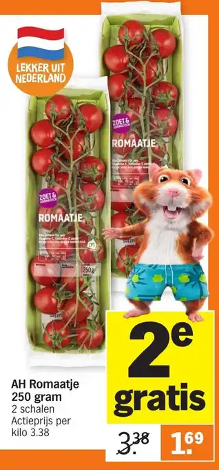 Albert Heijn AH Romaatje 2*250g aanbieding