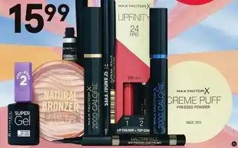 Etos Max factor en rimmel make-up alle varianten, aanbieding