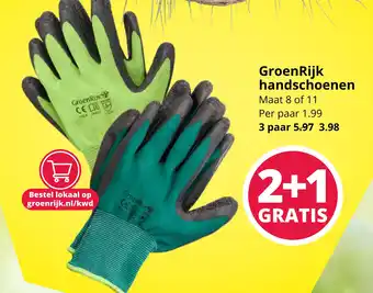 GroenRijk GroenRijk handschoenen aanbieding