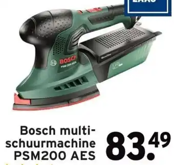 GAMMA Bosch multi- schuurmachine AES aanbieding