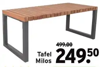 GAMMA Tafel Milos aanbieding