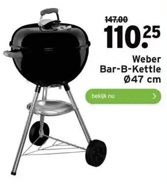 GAMMA Weber Bar-B-Kettle 047 cm aanbieding