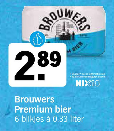 Albert Heijn Brouwers premium bier aanbieding