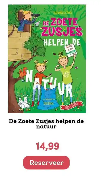 BookSpot De zoete zusjes helpen de natuur aanbieding