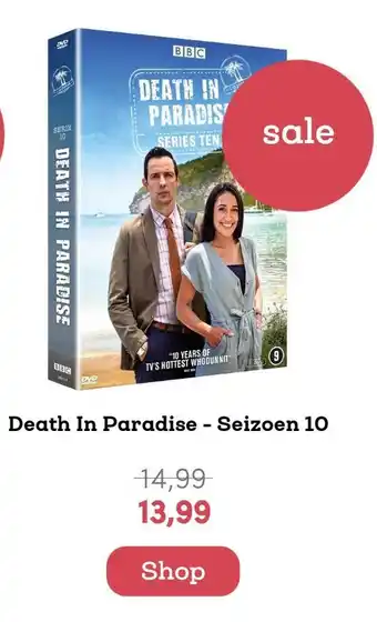 BookSpot Death in paradise - seizoen 10 aanbieding